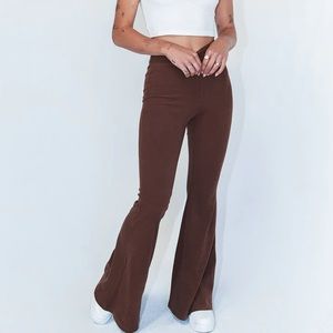 Princess Polly size 6 brown flare pants